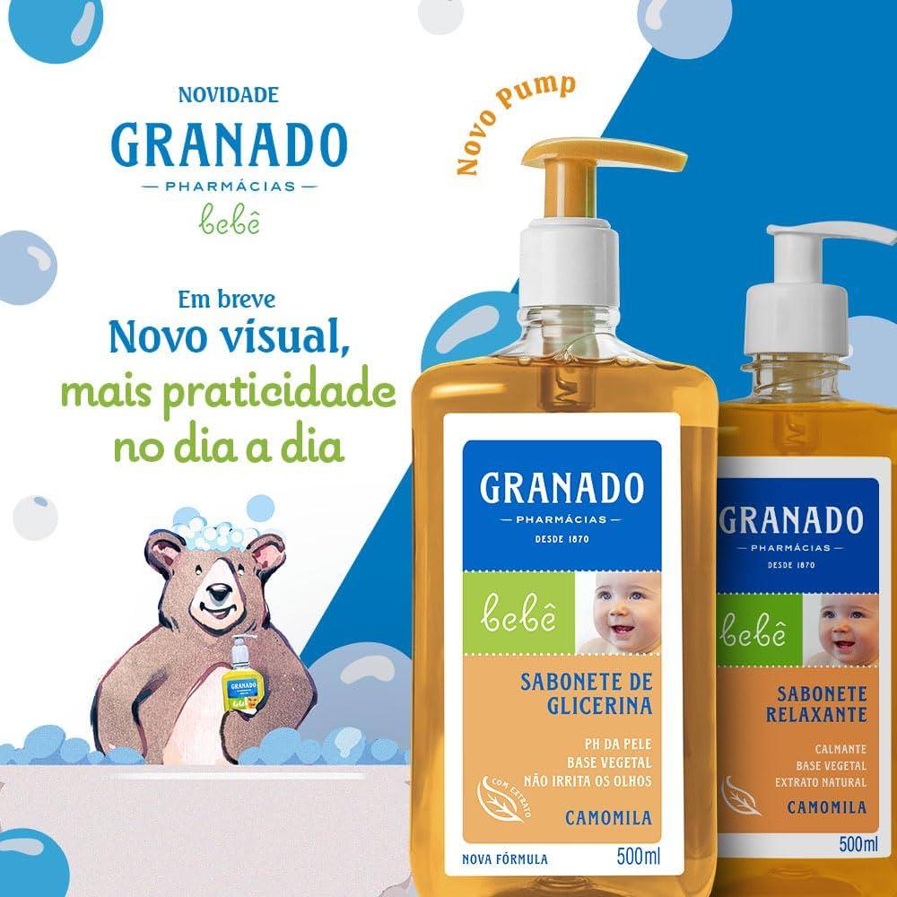 Sabonete Líquido Granado Glicerina Bebê Camomila