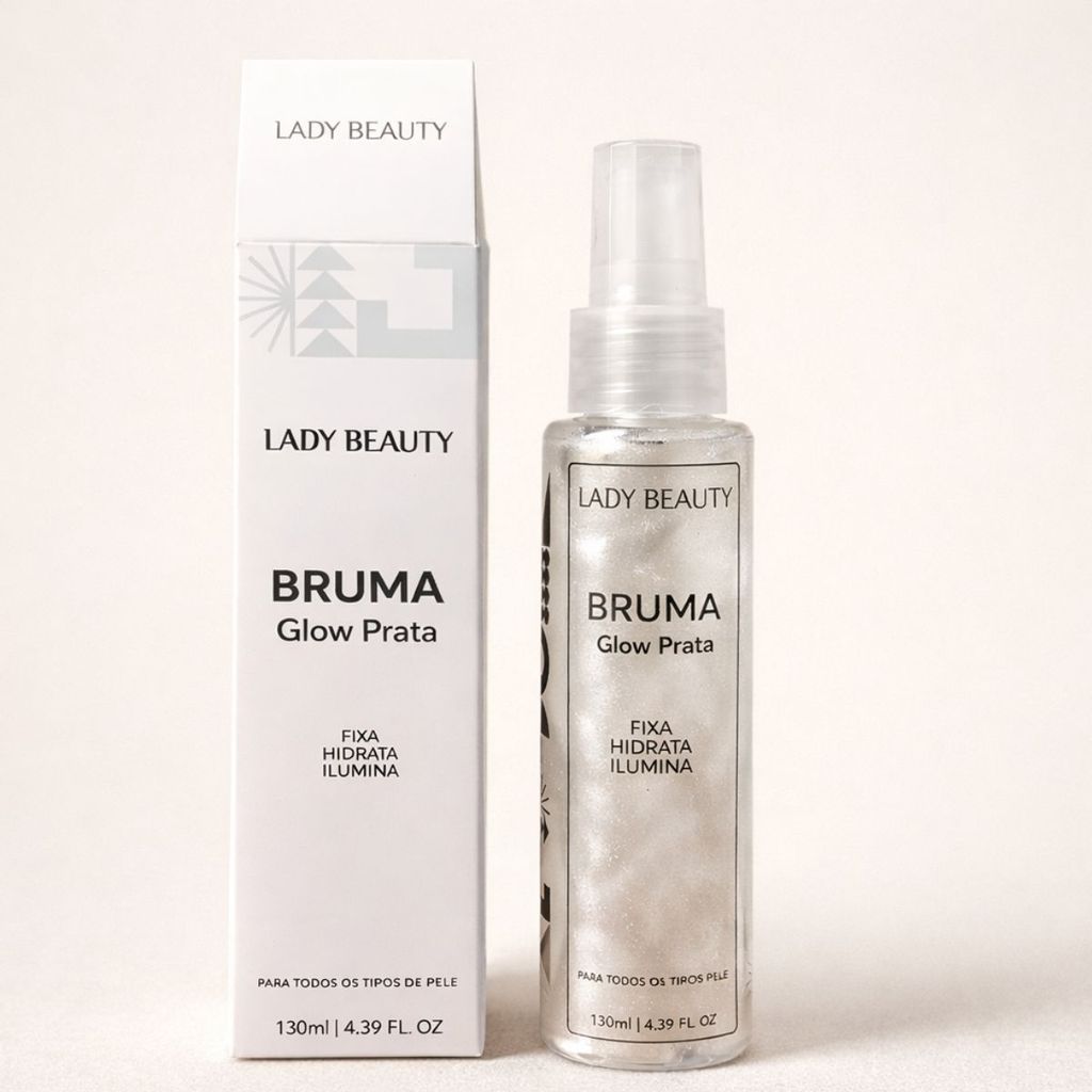 Bruma Facial Glow Prata Lady Beauty Iluminadora Fi