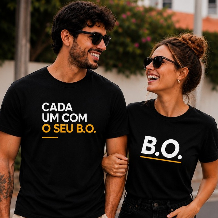 Kit Casal Dia dos Namorados | 2 Camisetas Premium 