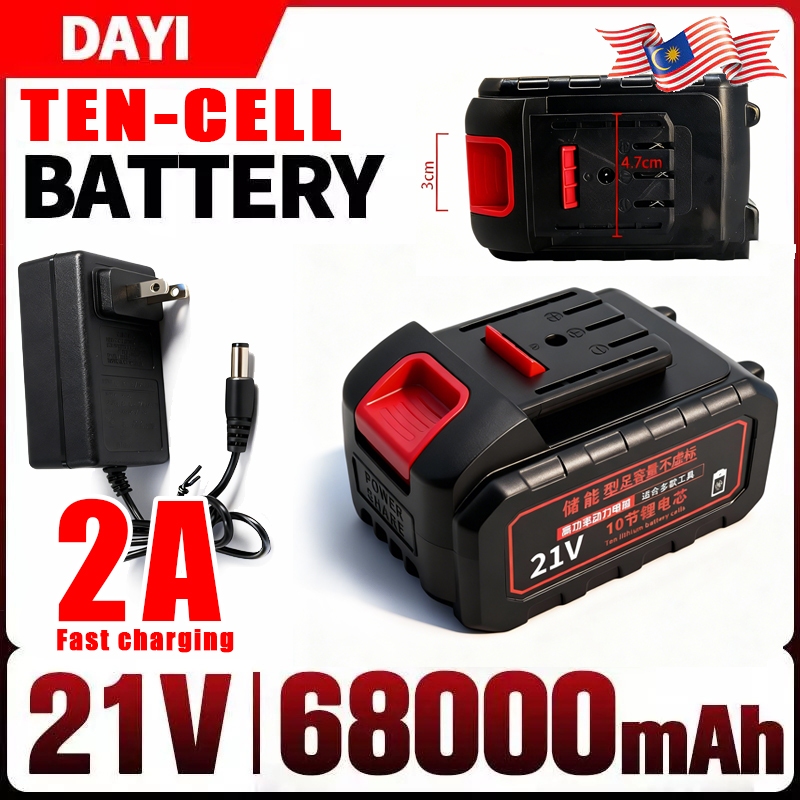 2988VF DAYI Design Bateria 21V De Lítio Ferrament