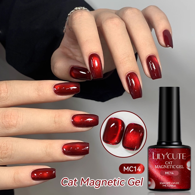 LILYCUTE Esmalte Em Gel Magnético Com Olhos De Ga