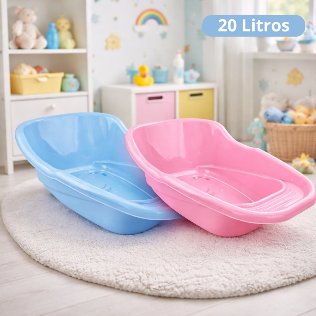 Banheira Infantil Adoleta 20 Litros Resistente Ana