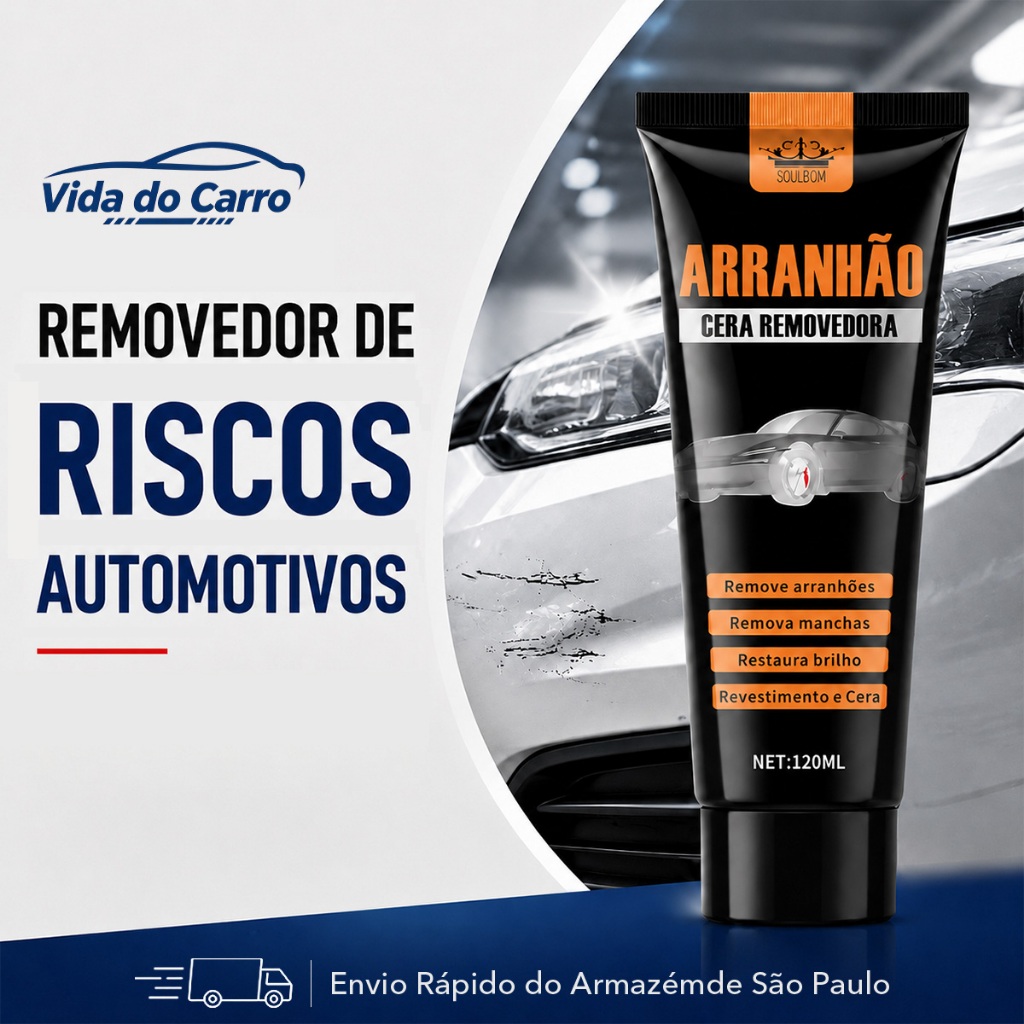 Polonês Removedor De Arranhões De Carro , Creme 