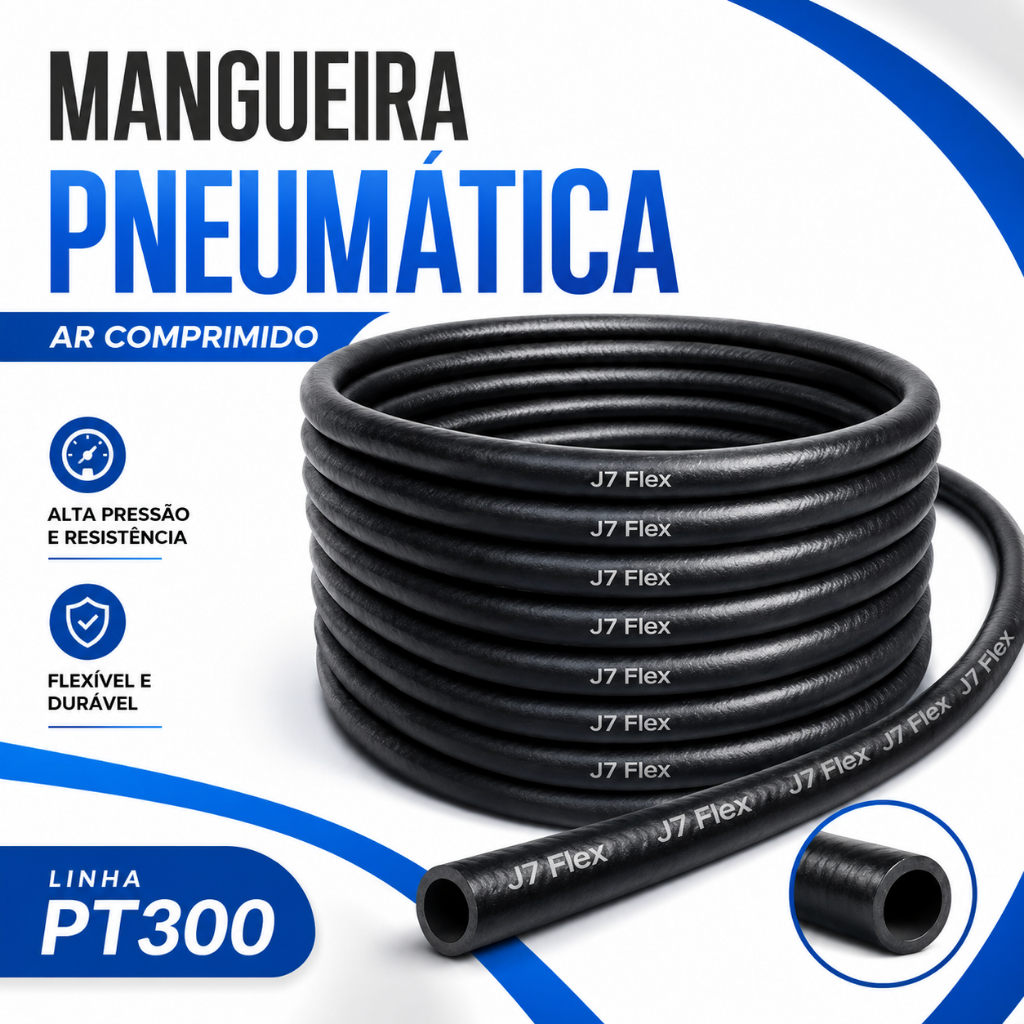 Mangueira Para Compressor de Ar 10m, 20m 30m, 40m 