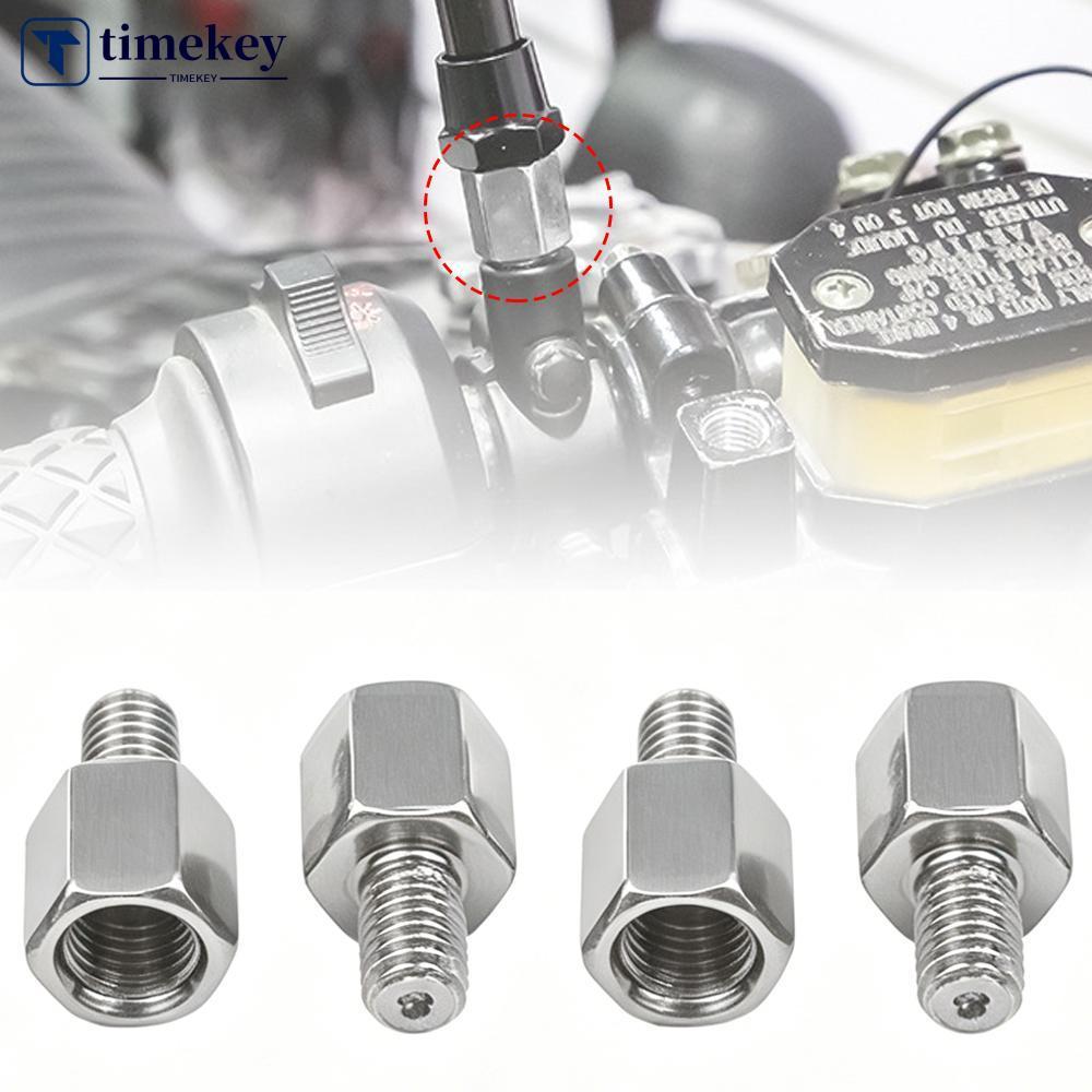 TIMEKEY M10 M8 10MM 8MM Adaptador De Espelho Prate
