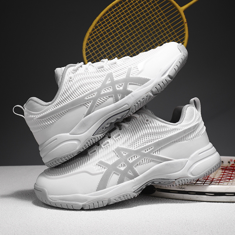Treinamento sapatos de Badminton das mulheres dos 