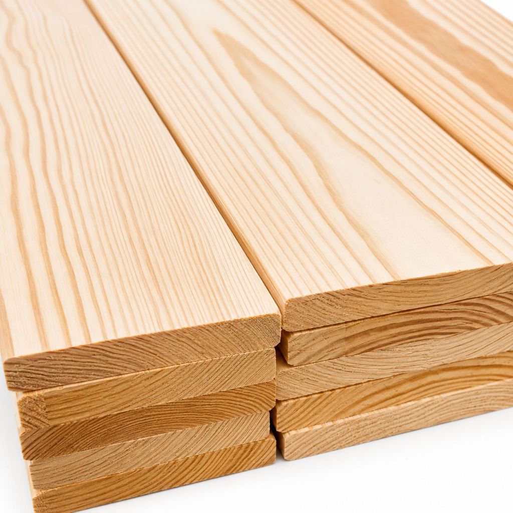 Tábua de Pinus para Prateleira Lixada e Aparelhad