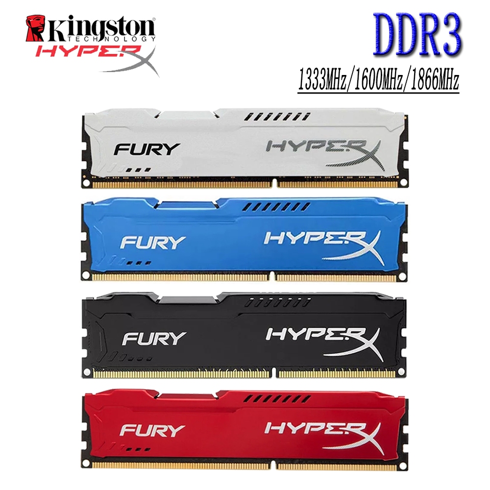 Kingston HyperX FURY DDR3 RAM 4GB 8GB DDR3 1333MHz