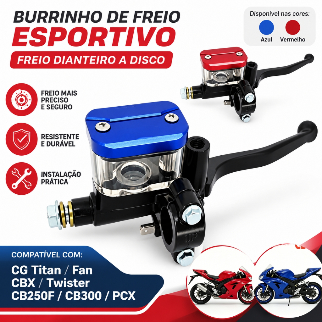 Burrinho De Freio Cilindro Esportivo CgTitan125/15