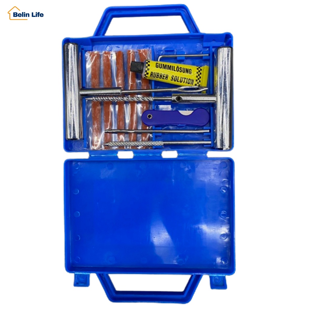 Kit Socorro Reparo De Pneu Tubeless Carro Moto Rem
