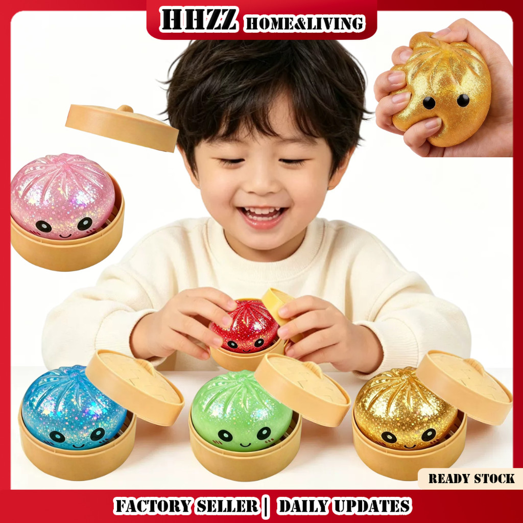 Squishy De Pão Brilhante De 5.5 Cm , Brinquedo Fo