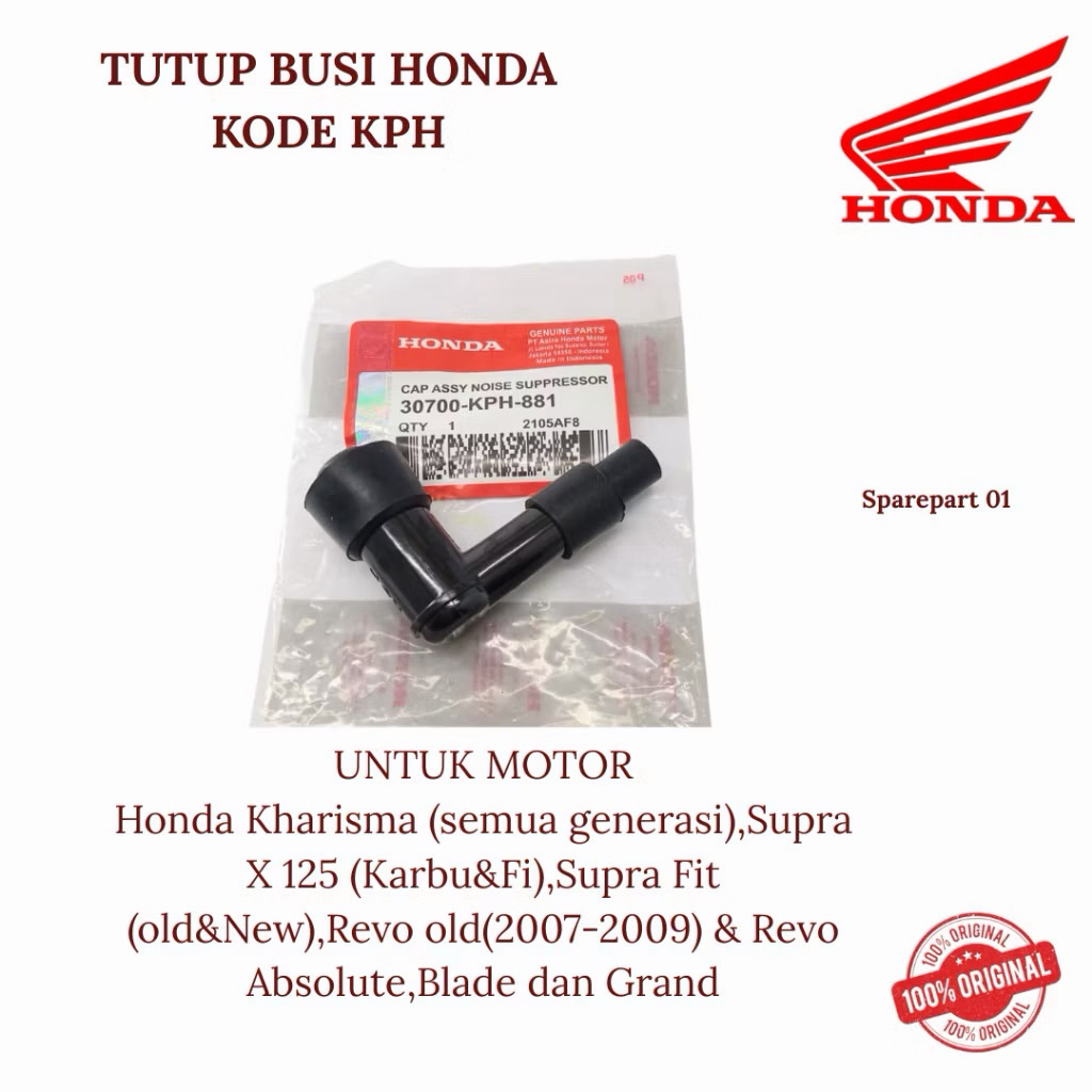 Cabeça De Vela De Ignição Supra 125 Fit Revo Gr