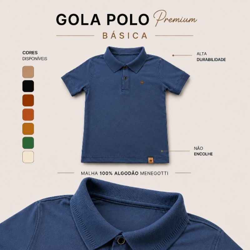 Camisa Gola Polo Infantil Menino – Camiseta 