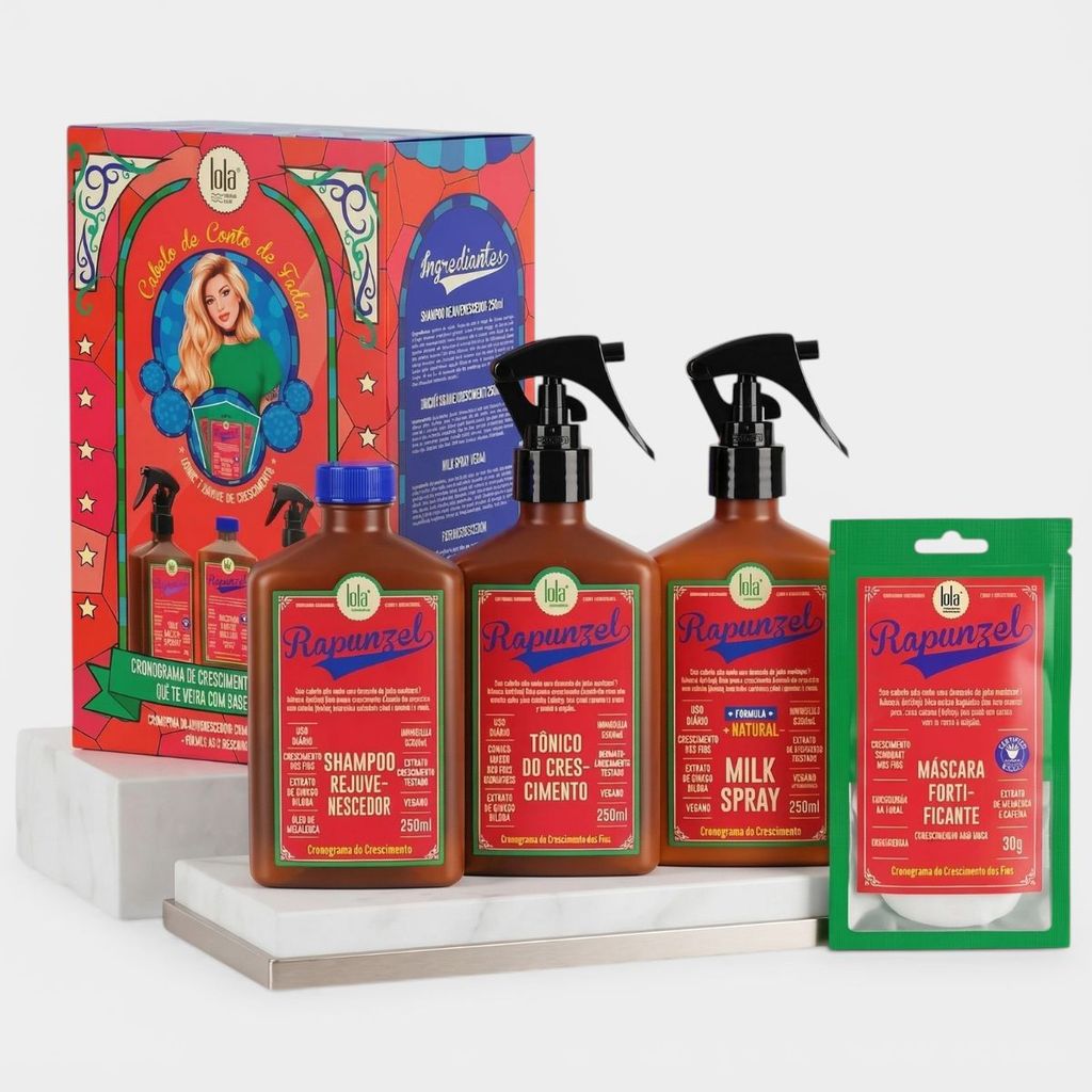 Kit Lola Rapunzel Linha Crescimento Capilar –