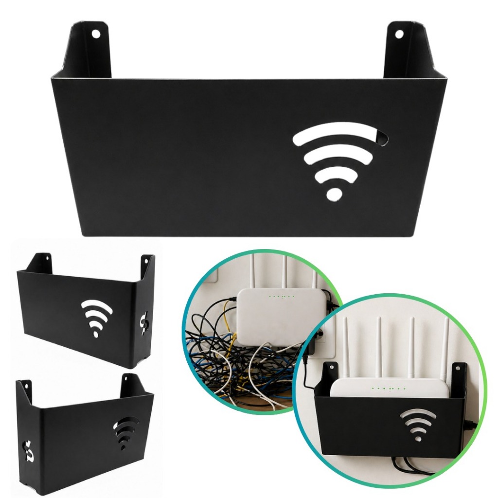 Suporte Organizador De Parede Para Roteador Wi-fi 