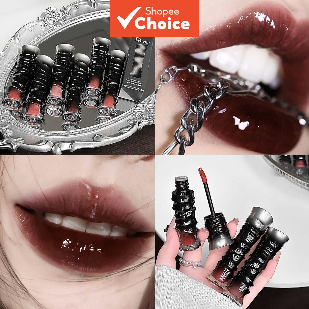 CAPPUVINI Glossy Lip Glaze Coreano Cristal Vidro T