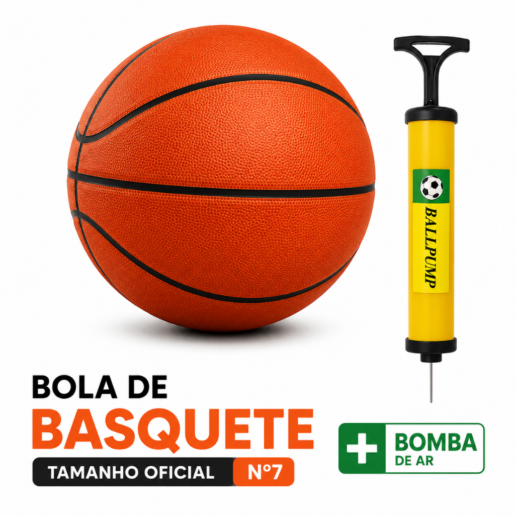Bola Basquete Oficial N7 Tamanho #7 Profissional B