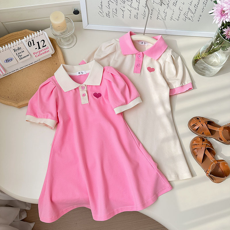 Vestido Polo feminino vestido de princesa moda inf