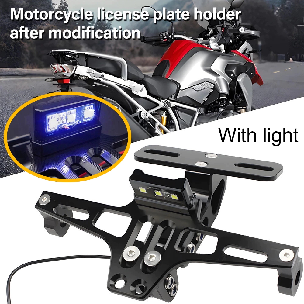 Suporte Universal Para Placa De Motocicleta , Liga