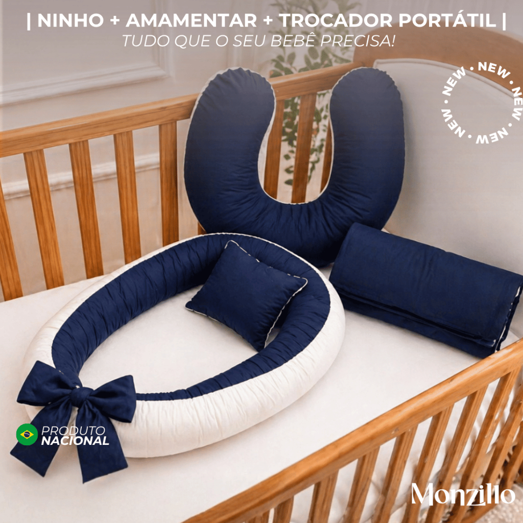 NINHO REDUTOR | ALMOFADA AMAMENTAÇÃO | TROCADOR 