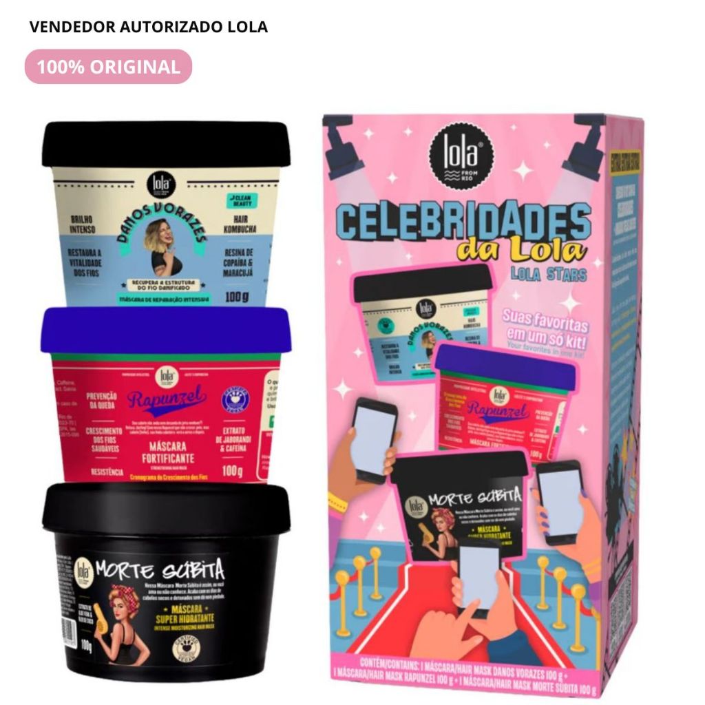 Kit Celebridades Lola Cosmetics Original | Danos V