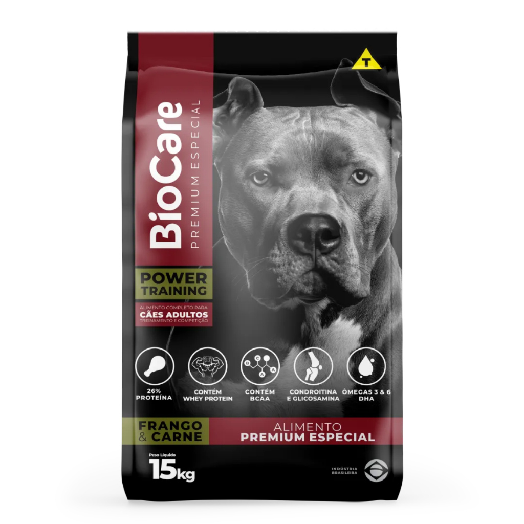 Ração Biocare Power Training para Cães Adultos 