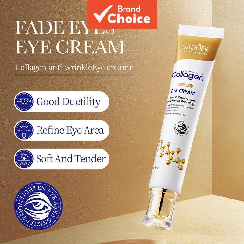SADOER Creme para os Olhos com Colágeno, Hidrata,