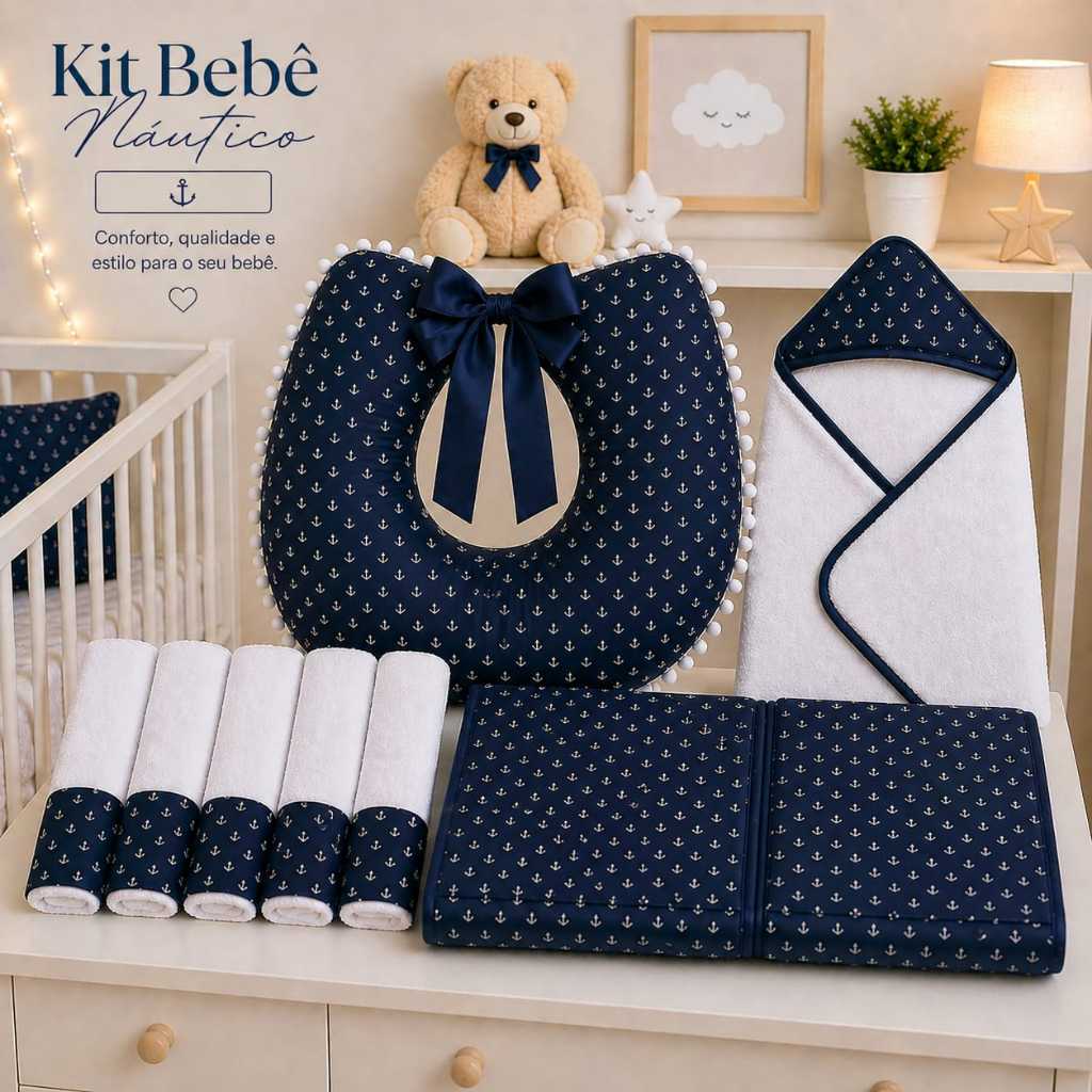 Kit Bebê Completo  Conforto, praticidade e estilo