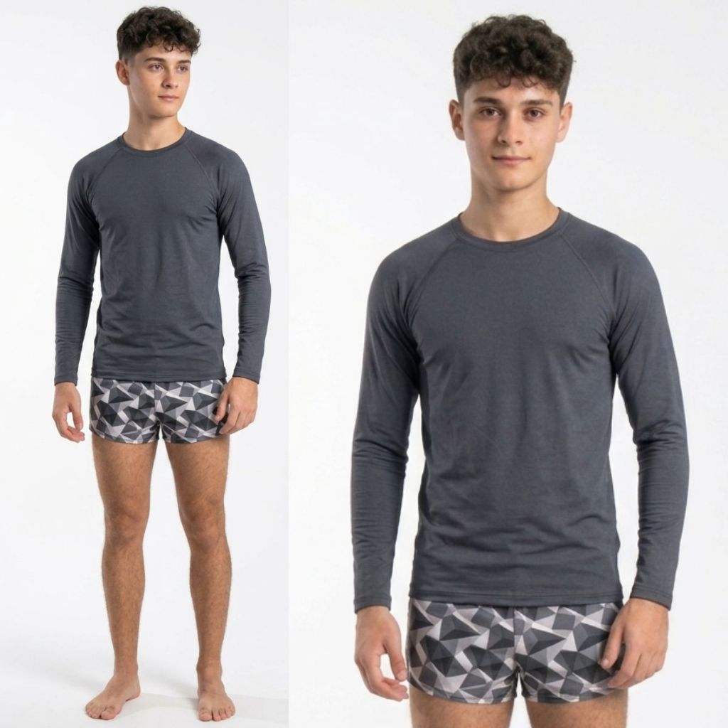 Kit Camiseta UV 50+ Manga Comprida Proteção Sola