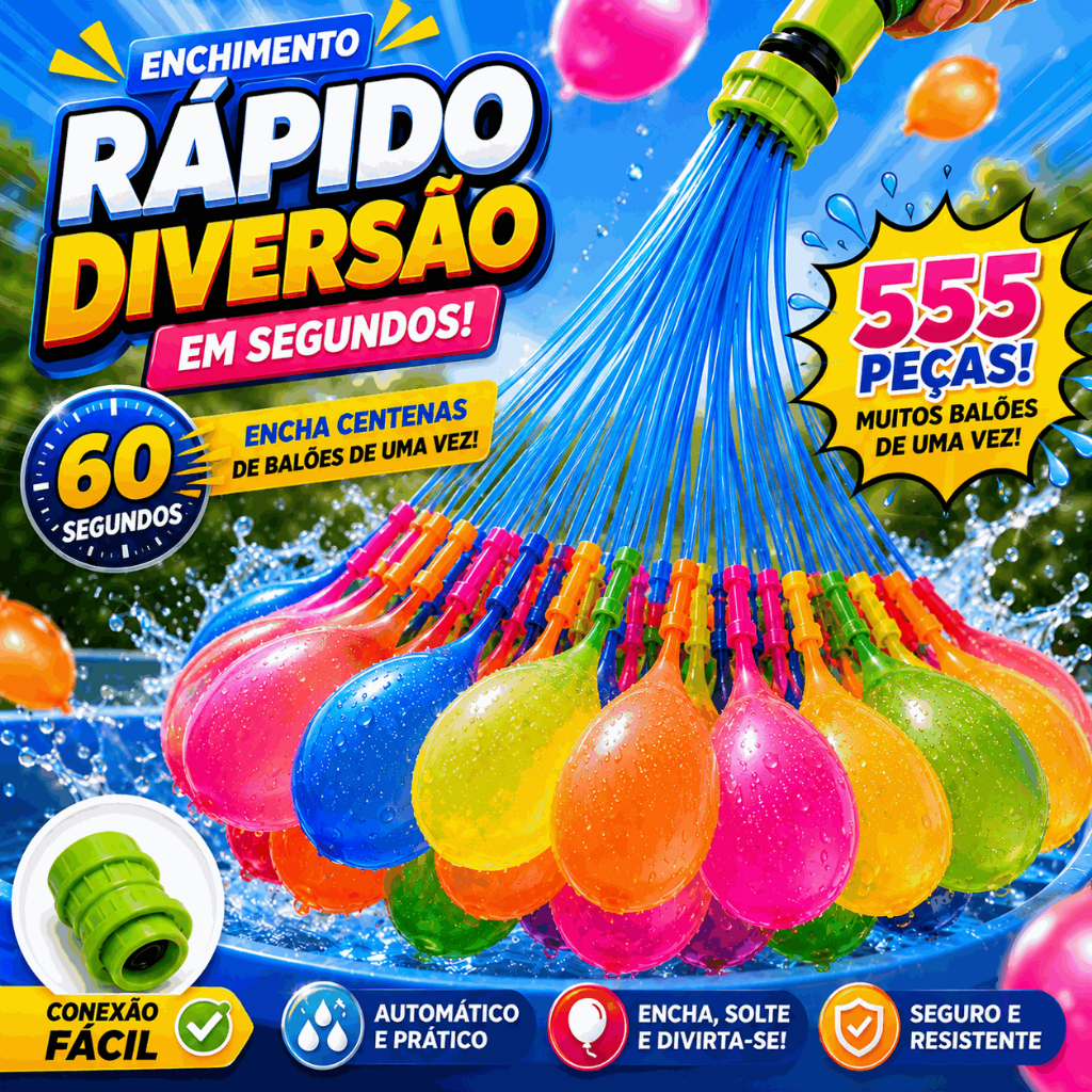Kit 111/222/333/444/555 Balão De Água Guerra De