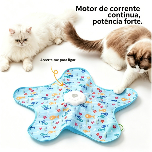 Brinquedo Interativo Para Gatos Com Mouse Ativado