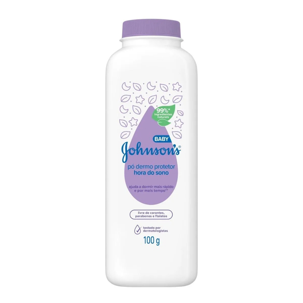 Talco Dermo Protetor Johnsons Baby Hora do Sono 10