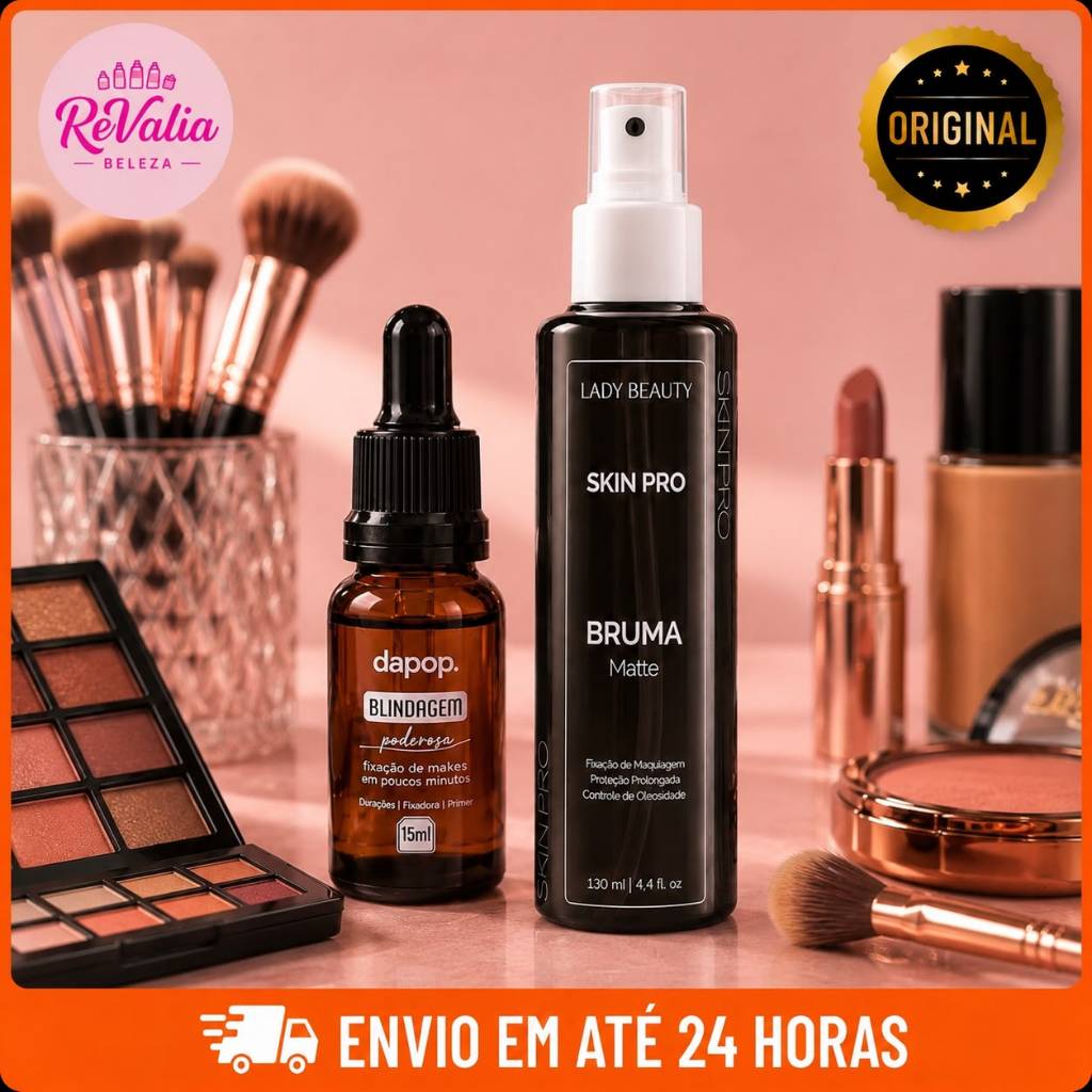 Kit Blindagem Dapop 15ml + Bruma Skin Pro Matte 13