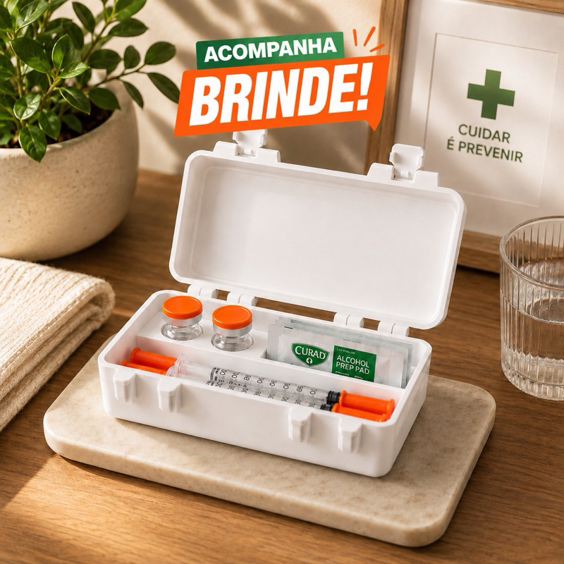 Organizador Porta Ampolas 10ml Estojo Compacto com