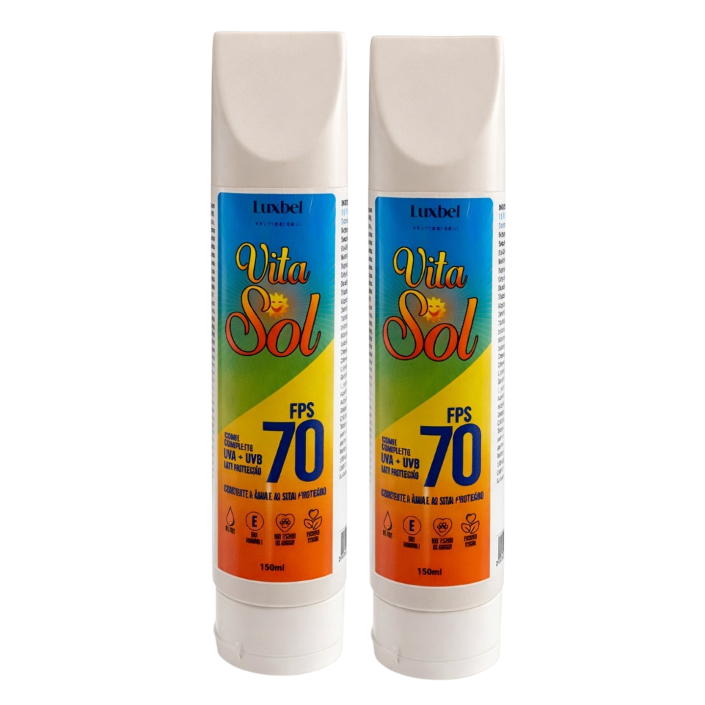 2 UND – PROTETOR SOLAR VITA SOL 70 FPS TOQUE