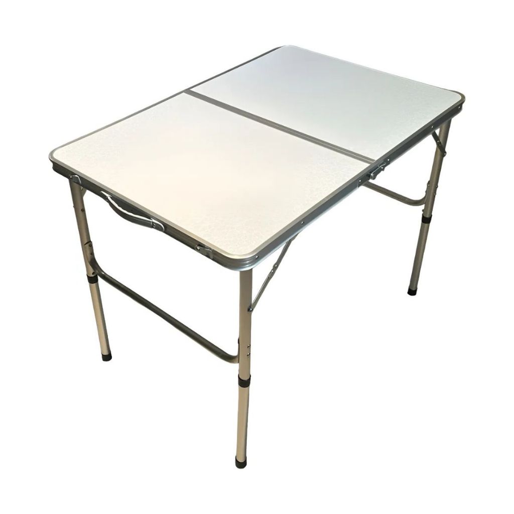 Mesa Dobrável Vira Maleta Alumínio Com Alça Cam
