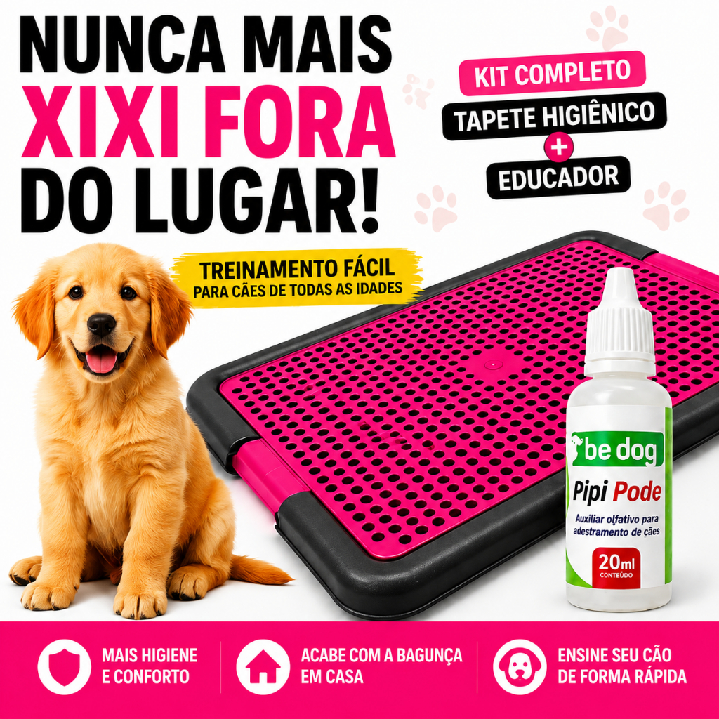 Kit Sanitário Tapete Higiênico Grande para Cacho
