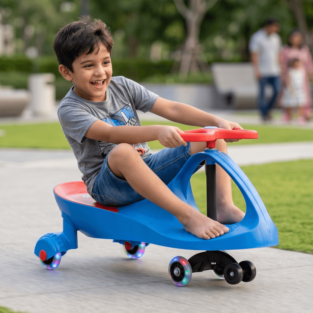 Carrinho Infantil Rolimã Gira Gira Triciclo Roda