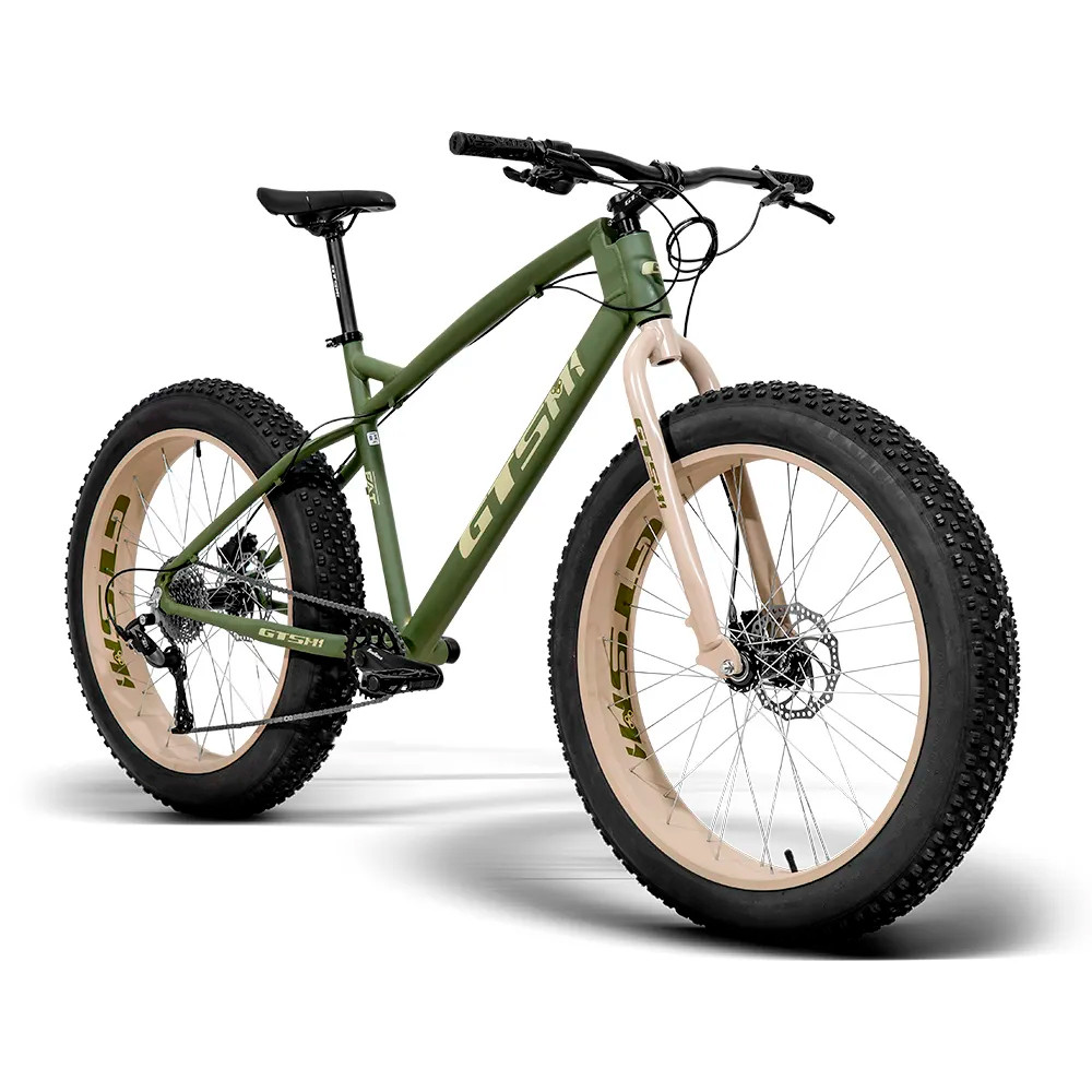 Bicicleta 26 GTS M1 Fat Bike Freio Hidráulico 9v 