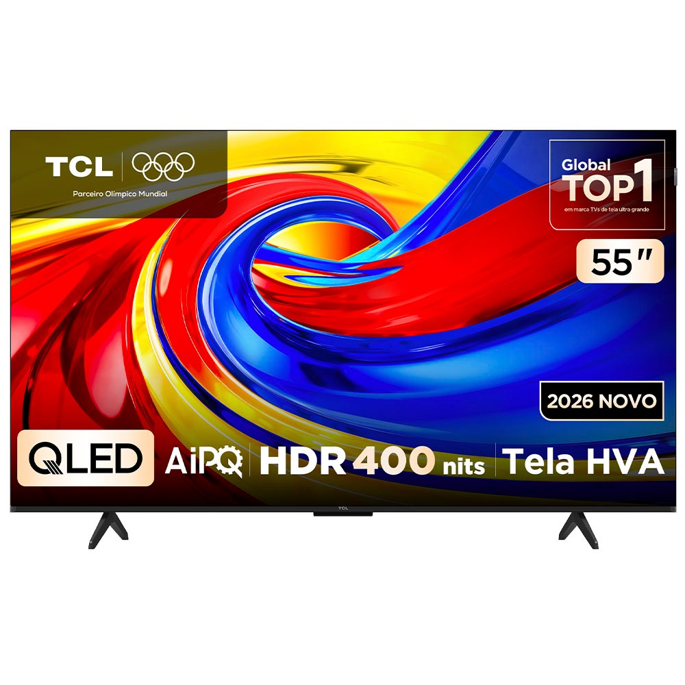 Smart TV TCL 55 Polegadas QLED 4K P7L WiFi Bluetoo