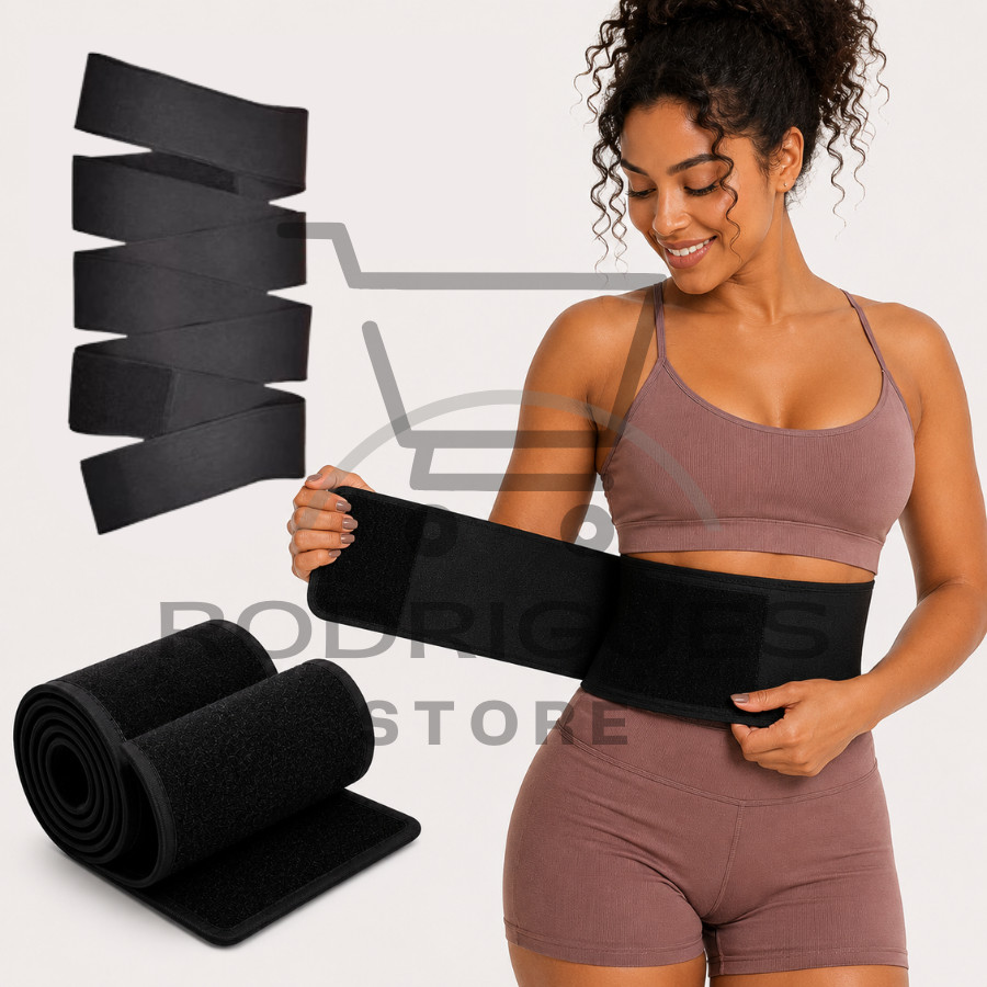 Cinta Faixa 5m 3m Modeladora Cintura Invisível Pr