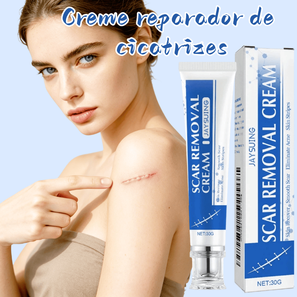 Creme para Cicatrizes|Atenua queimaduras e escald�