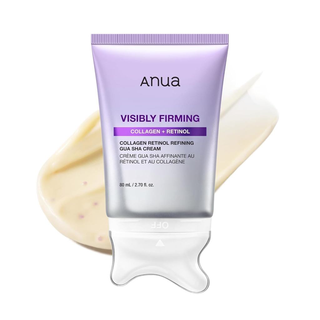 ANUA Colágeno Retinol Refinador Gua Sha, Pescoço