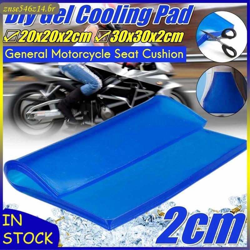 [Bjrw] 2 Cm Azul Motocicleta Almofada De Assento U
