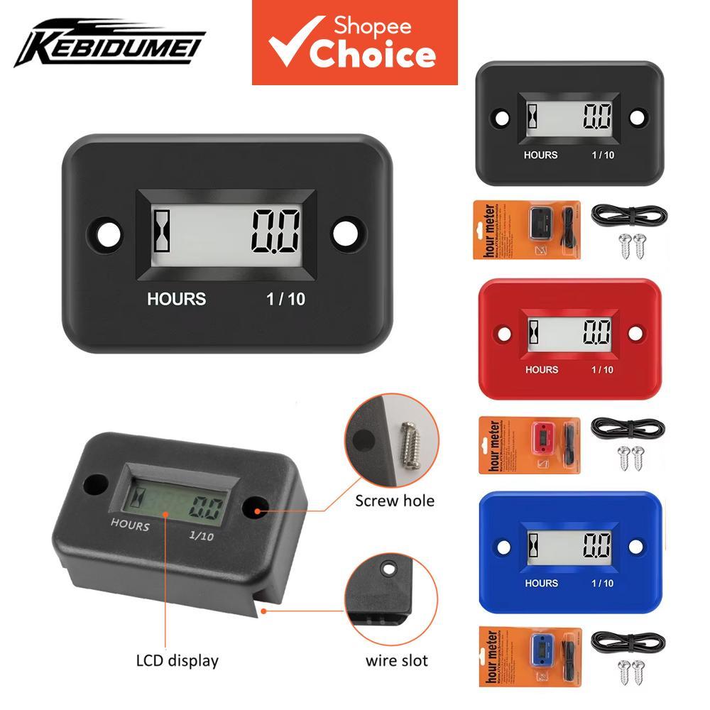 Medidor Digital De Hora Tach LCD À Prova Dágua P