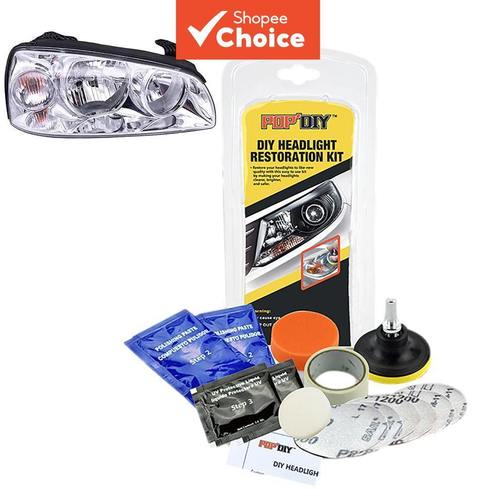 Kit de Restauração de Faróis de Carro: Reparaç