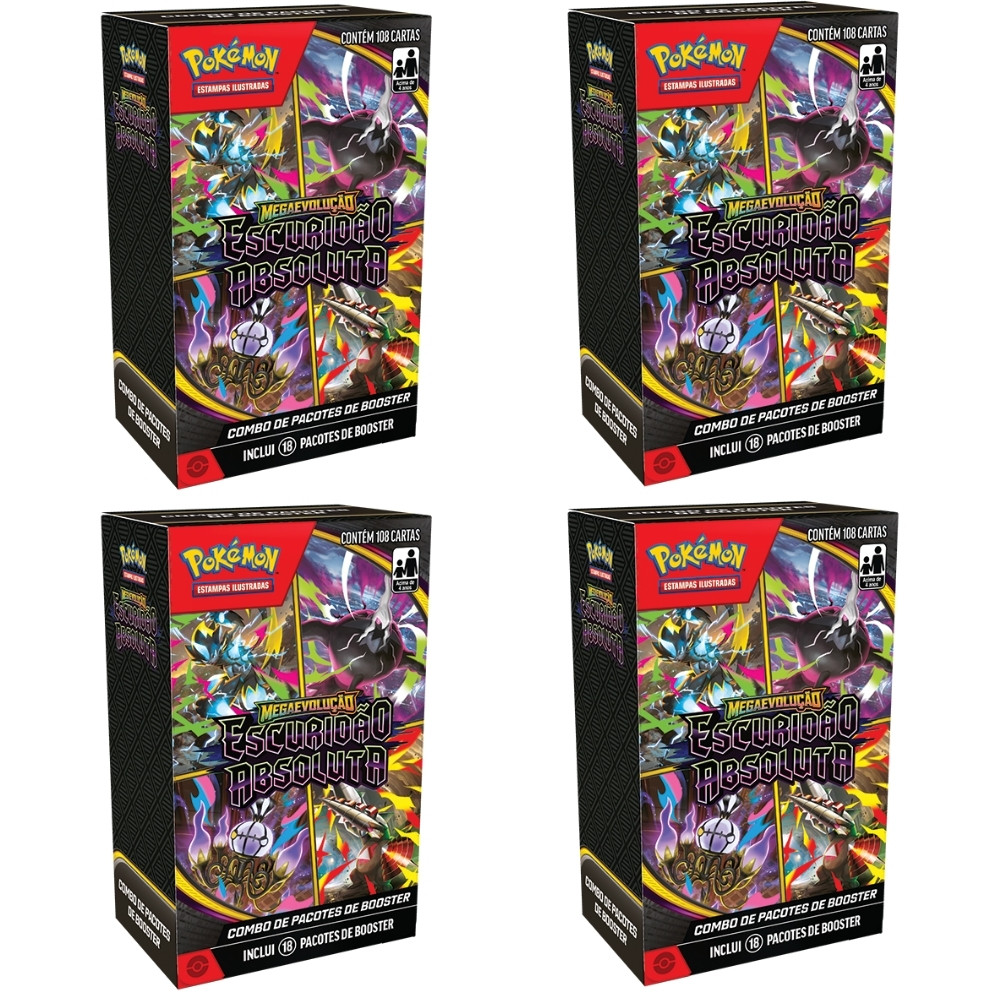 COMBO DE BOOSTER MINI DISPLAY ESCURIDÃO ABSOLUTA 