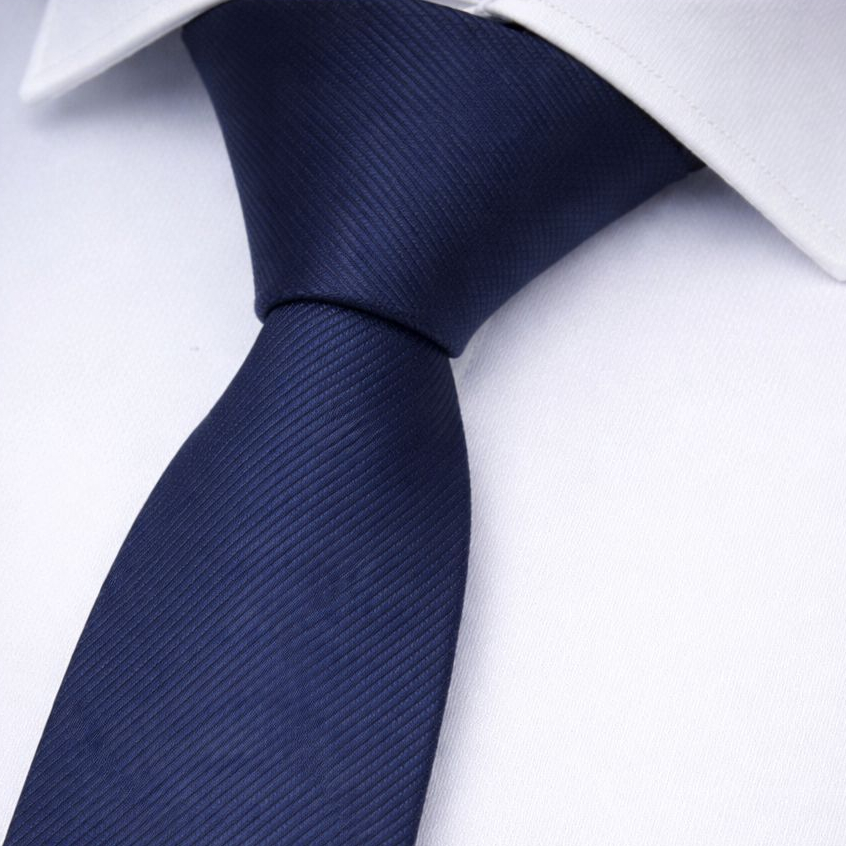 Gravata Azul Marinho Riscada Padrinho Casamento No