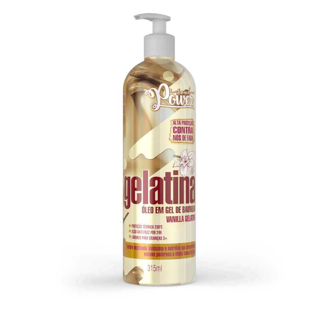 Gelatina Óleo em Gel de Baunilha Soul Power ̵