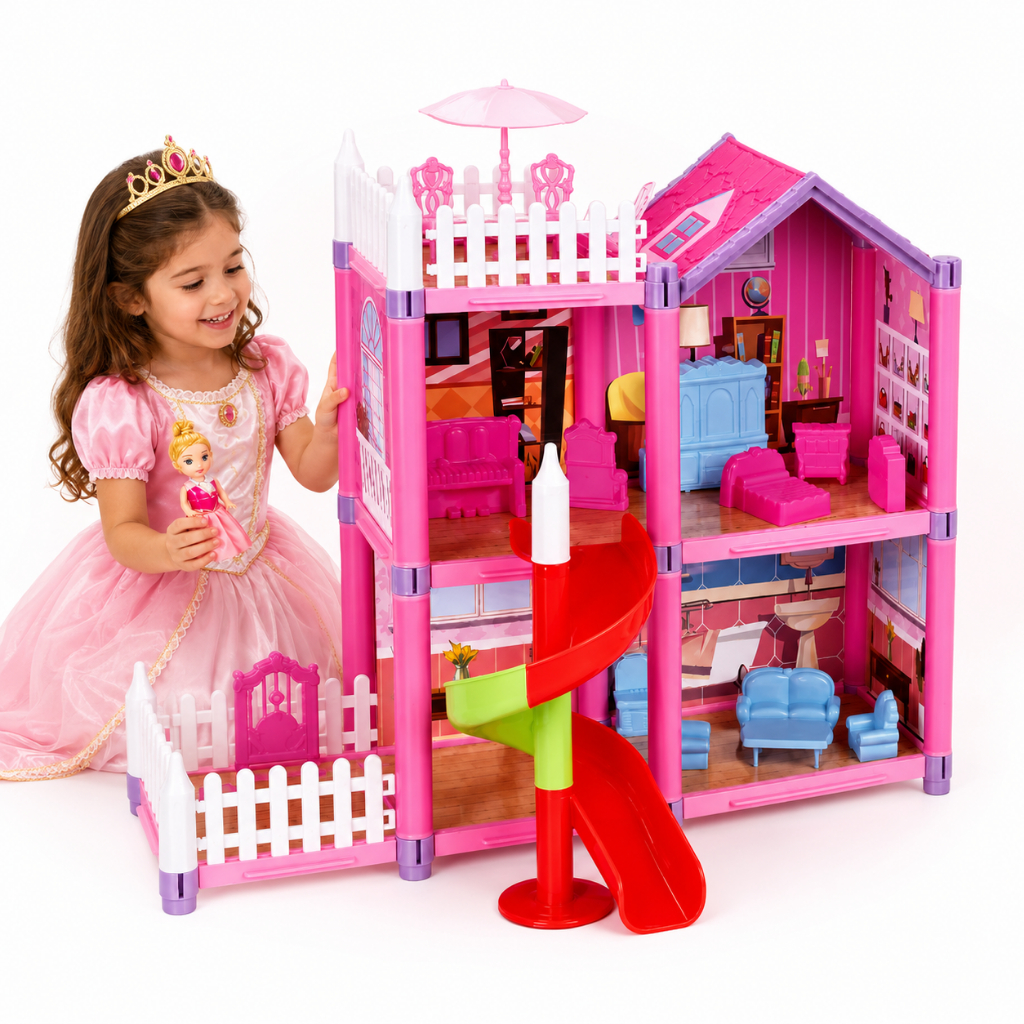 Castelo Casa De Boneca dos Sonos Princesa 120 Peç